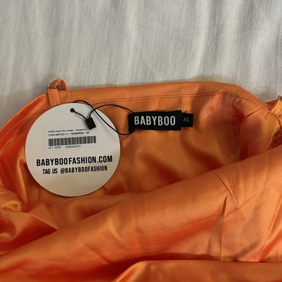 Babyboo orange Avery mini dress - Picture 4 of 6